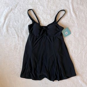 NWT, size 10 Bal Harbour Women's One-Piece Swimdress Tummy Control.